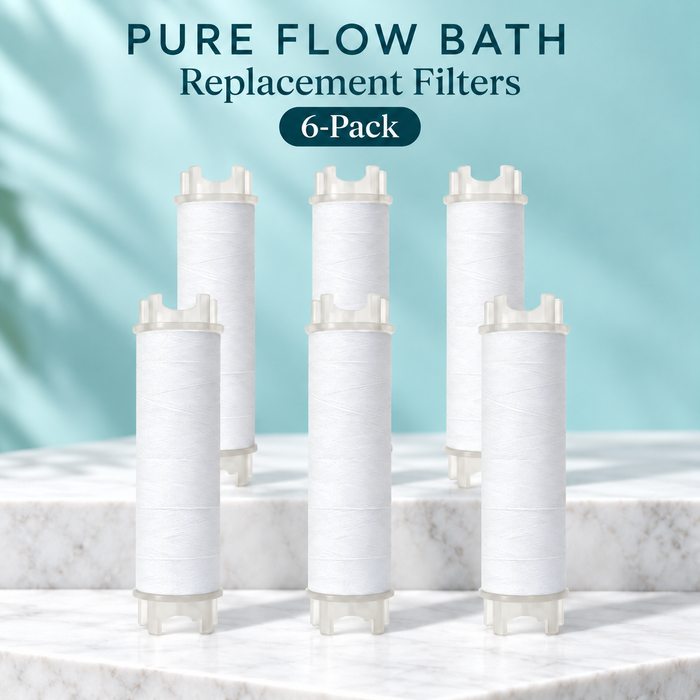 Pure Flow Bath Replacement Filters · 6-Pack