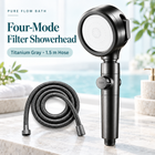 Pure Flow Bath Titanium Gray · 1.5 m Hose