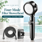 Pure Flow Bath Titanium Gray · 1.5 m Hose + Holder