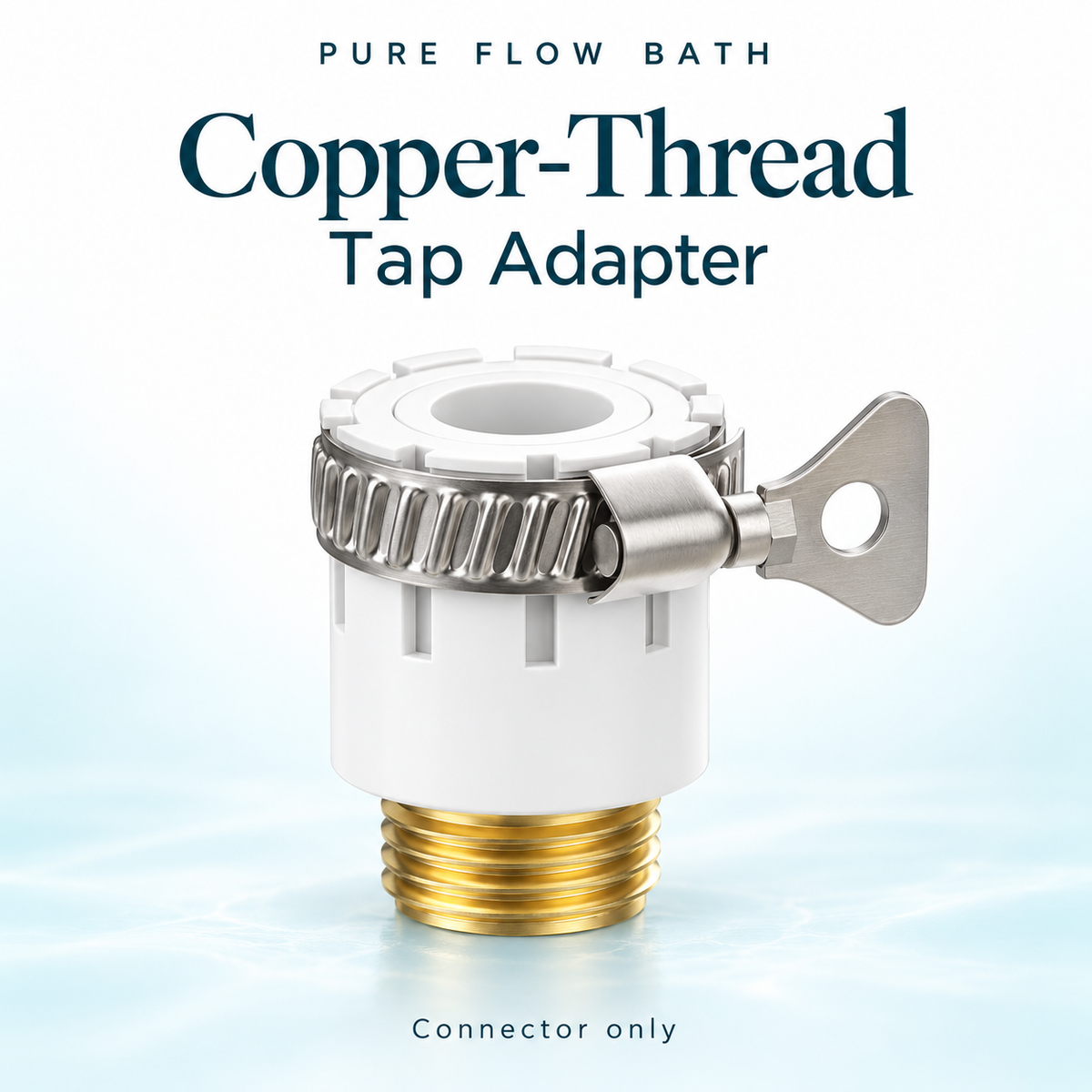 Pure Flow Bath connector copper