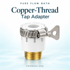 Pure Flow Bath connector copper