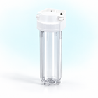 transparent 10-inch filter housing - 3/8 in Quick Connect / With Bracket