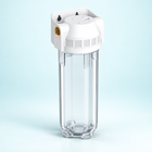 transparent 10-inch filter housing - 1/2 in Metal Thread / With Bracket