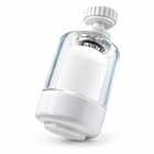 clear faucet filter with white ceramic cartridge and swivel connector