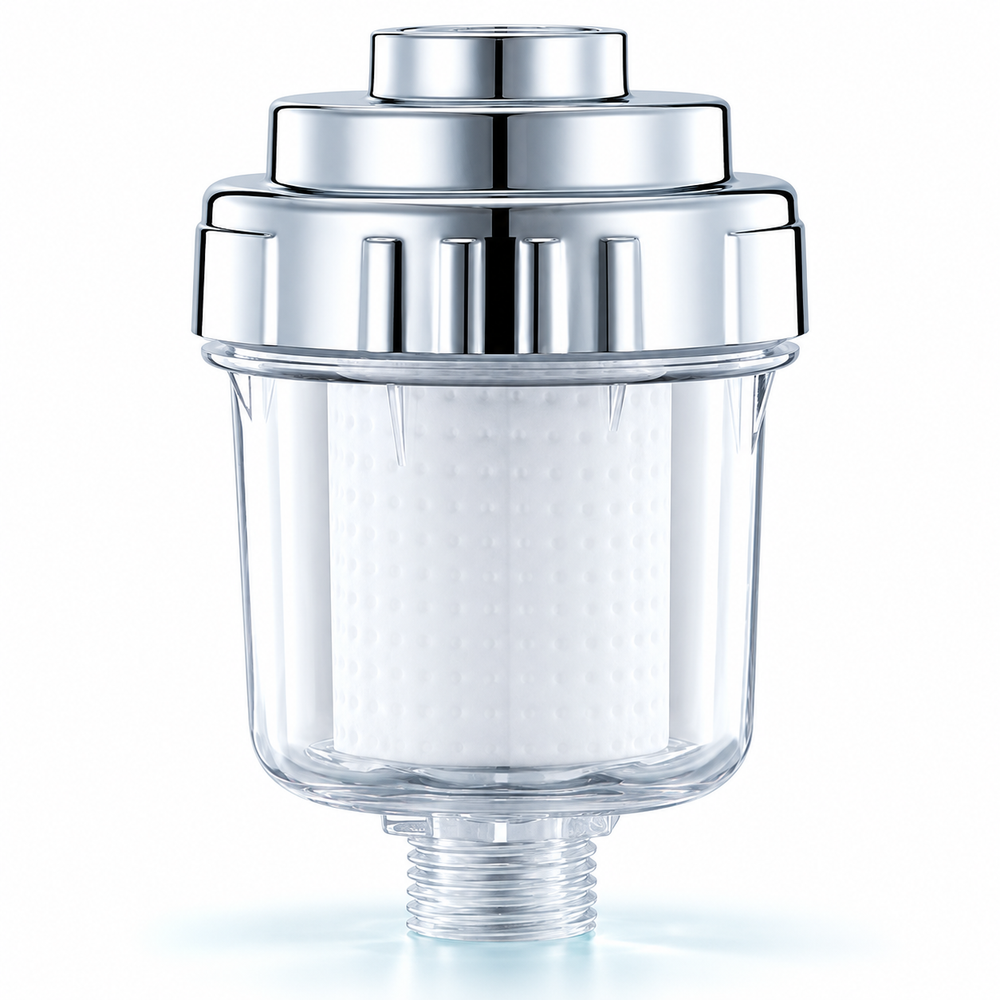 clear inline shower filter Filter / 1 Installed Cartridge
