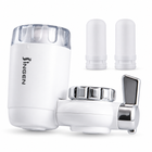 JN-18 faucet filter with 3 Total Cartridges including one installed