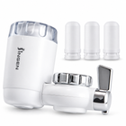 JN-18 faucet filter with 4 Total Cartridges including one installed