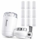 JN-18 faucet filter with 10 Total Cartridges including one installed