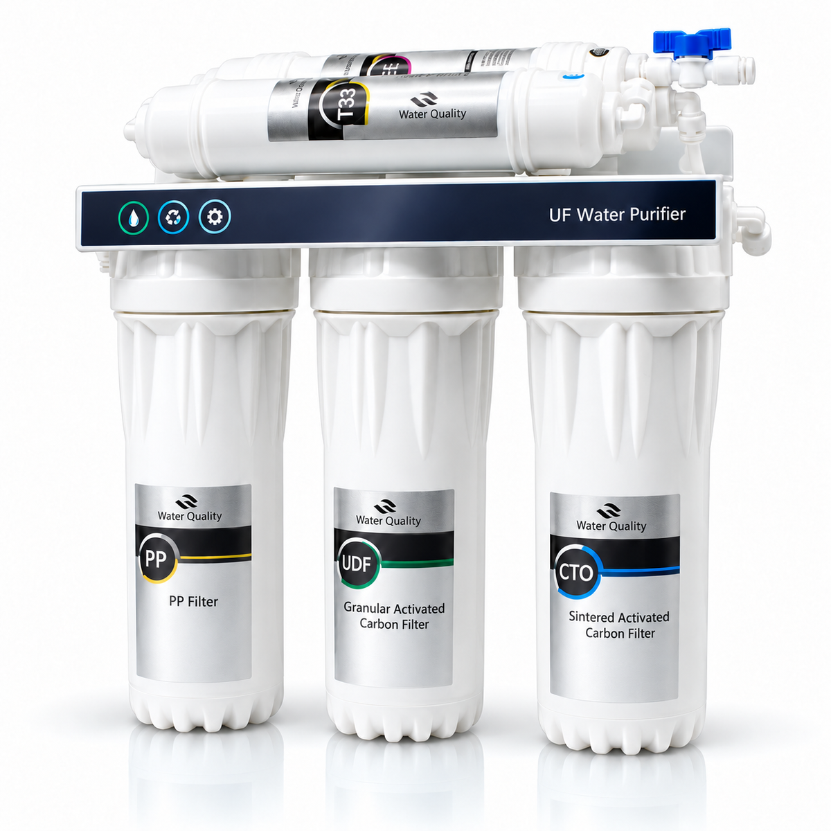 Open 5-Stage System kitchen ultrafiltration system