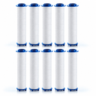 Shower Head Replacement Filter Cartridges - PP or Calcium Sulfite - PP - 10 pack