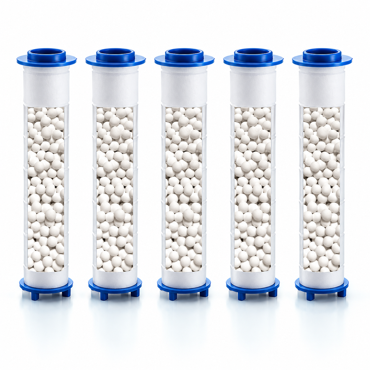 Shower Head Replacement Filter Cartridges - PP or Calcium Sulfite - Calcium sulfite - 5 pack