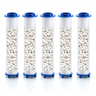 Shower Head Replacement Filter Cartridges - PP or Calcium Sulfite - Calcium sulfite - 5 pack