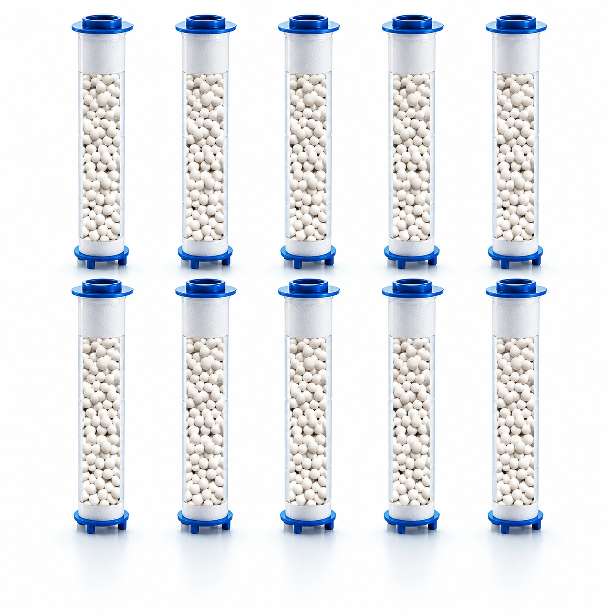 Shower Head Replacement Filter Cartridges - PP or Calcium Sulfite - Calcium sulfite - 10 pack