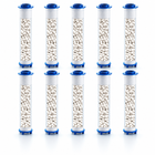 Shower Head Replacement Filter Cartridges - PP or Calcium Sulfite - Calcium sulfite - 10 pack