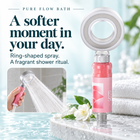 Ring showerhead with a demonstration of the spray