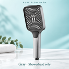 Pure Flow Bath Gray · Showerhead only