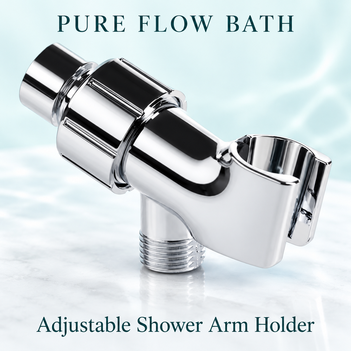 Pure Flow Bath Adjustable Shower Arm Holder