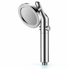 Chrome Silver swivel filtered handheld shower head, Head Only