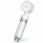 Cream White three-mode filtered travel shower head, Head Only