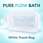 Pure Flow Bath White Travel Bag
