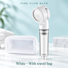 Pure Flow Bath White · With travel bag