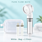 Pure Flow Bath White · Bag + 2 filters