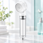 Pure Flow Bath white travel filter showerhead — hero view