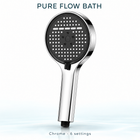 Pure Flow Bath 6 settings, Chrome