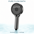 Pure Flow Bath 6 settings, Gunmetal Gray