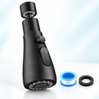 three-mode unfiltered faucet sprayer - Matte Black