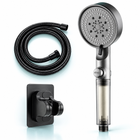 five-mode filtered showerhead - Gray / 2 m hose + holder